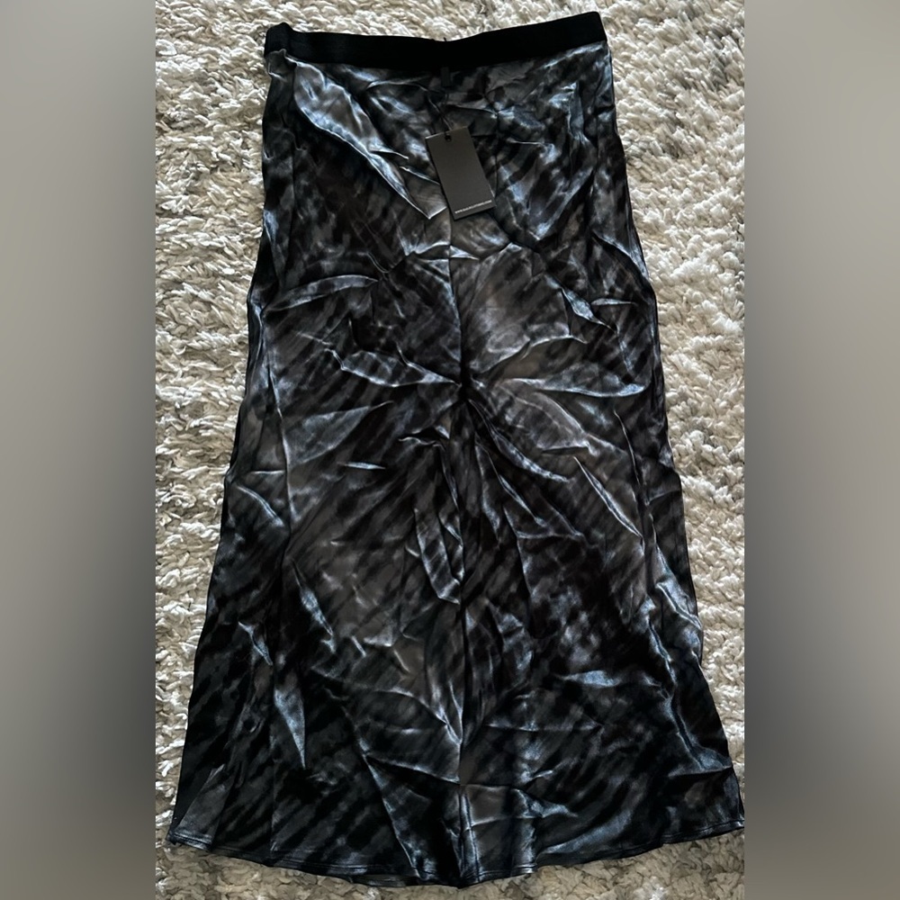 ‼️RARE‼️🎸RAILS🎸🔥NWT🔥Berlin Midi Skirt in Black Tide— S - Picture 15 of 15